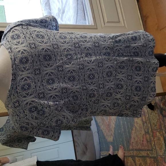 J. Jill Pima Cotton Shirred Back Tee SZ MD - Picture 4 of 7